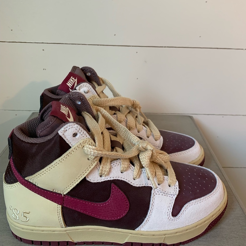Women's Size 6 Nike Dunk High 1985 Valentines Day Brown Shoe FD0794 700 NEW